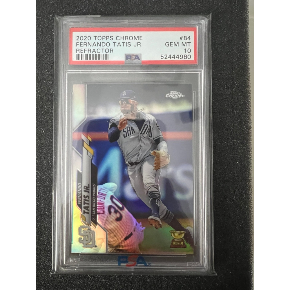 2020 TOPPS CHROME #84 FERNANDO TATIS JR. REFRACTOR